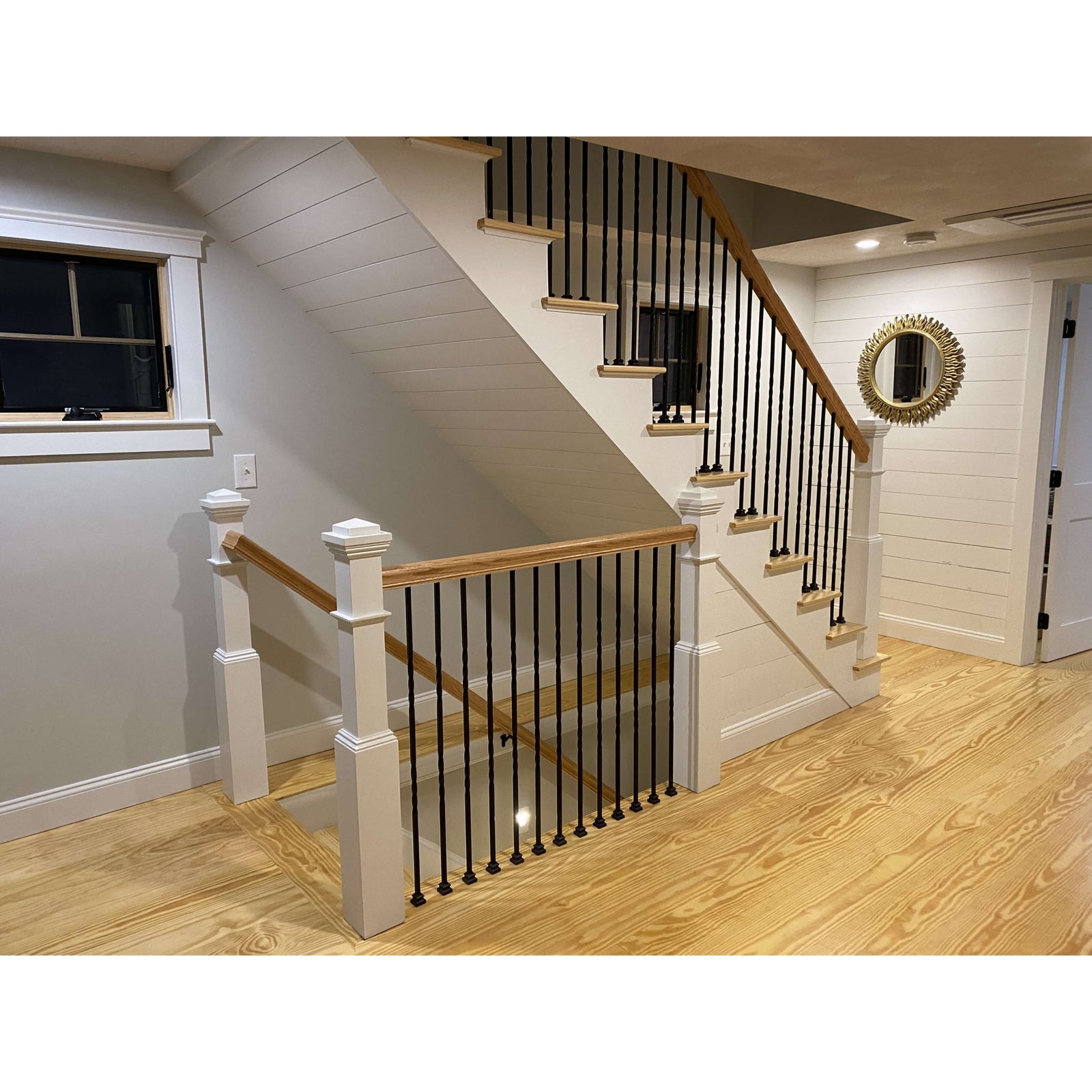Twist Series 1/2" Square x 44"H Double Twist Hollow Iron Baluster (9002) - Stair Parts USA