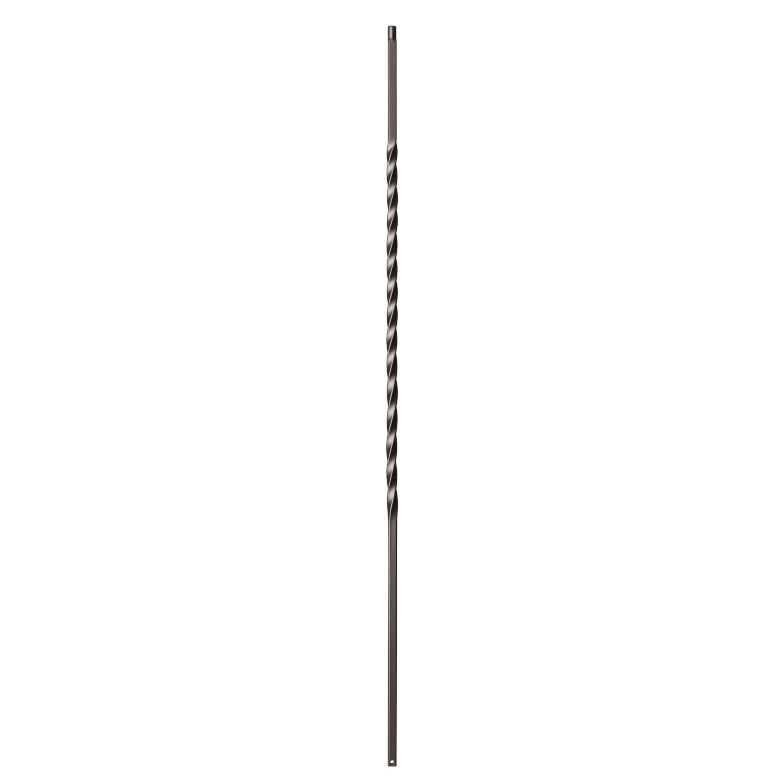 Twist Series 1/2" Square x 44"H Long 22" Twist Hollow Iron Baluster (9080)
