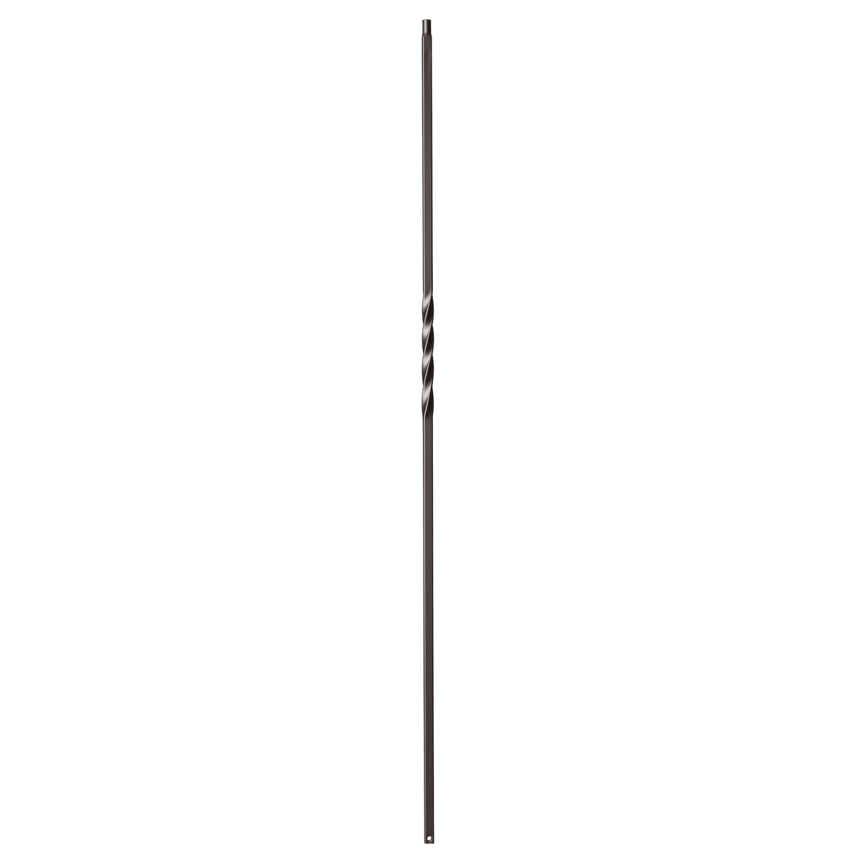 Twist Series 1/2" Square x 44"H Single Twist Hollow Iron Baluster (9001)