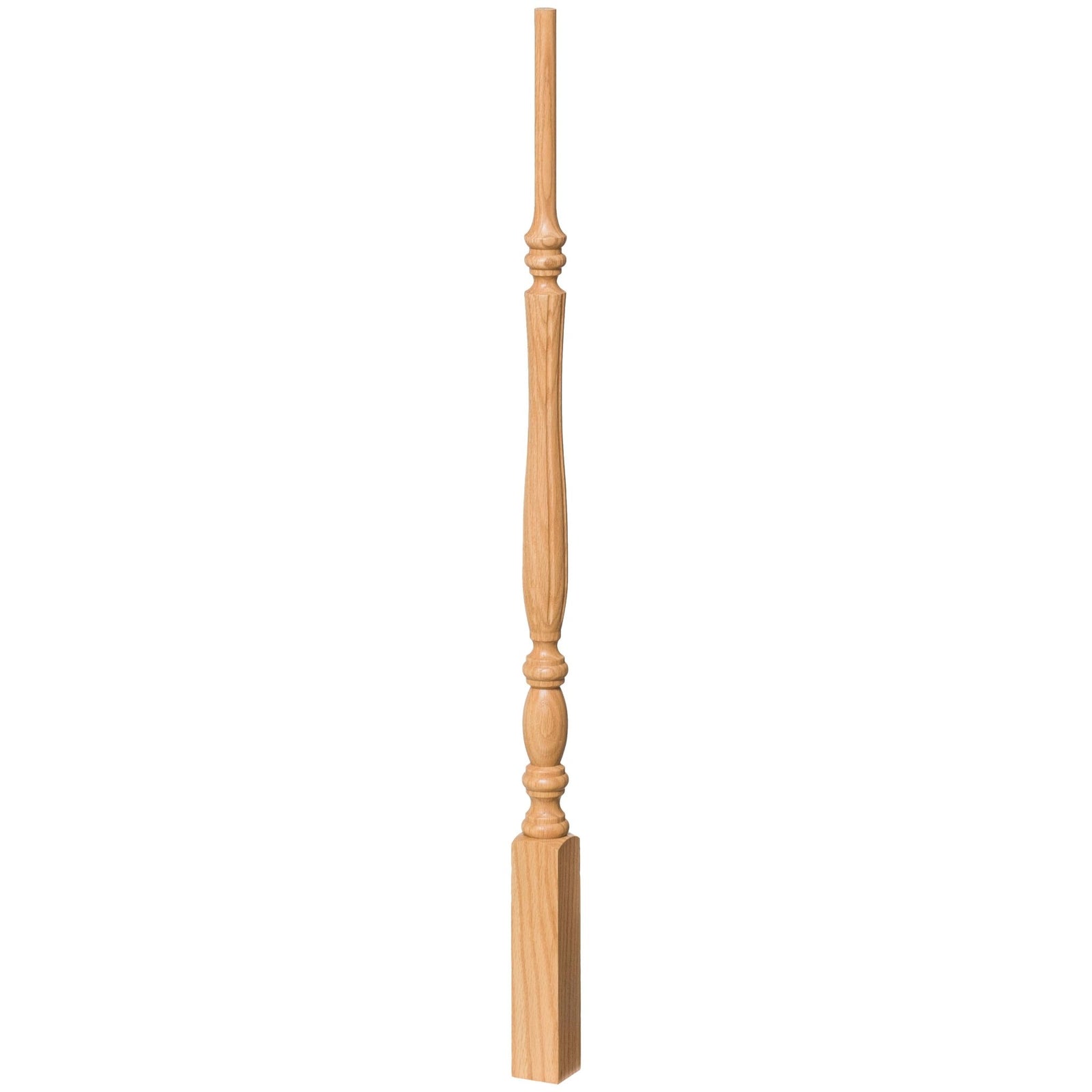 Utah 1 - 3/4" 2315 Elegant Rise Pin Top Baluster (Plain, Fluted, or Reeded) - Stair Parts USA
