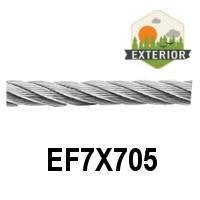 Wire Rope 5MM, 13/64" Dia. 328 Ft. Per Spool (EF7X705) - Stair Parts USA